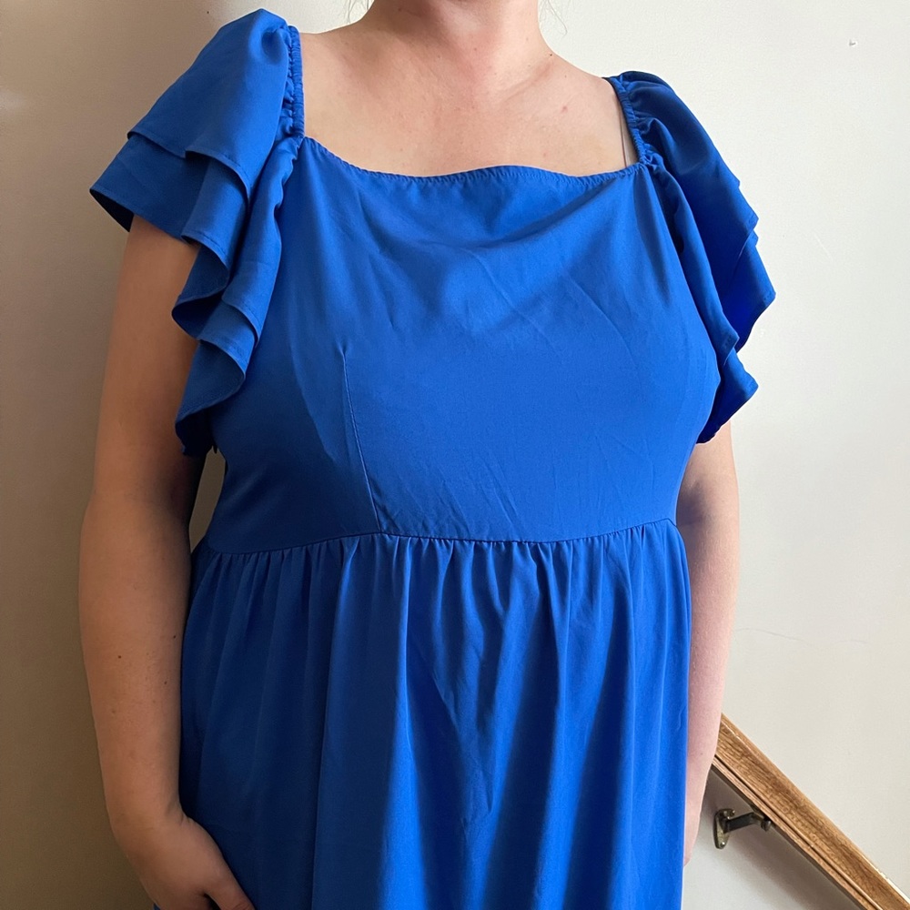 SHEIN royal blue maxi dress